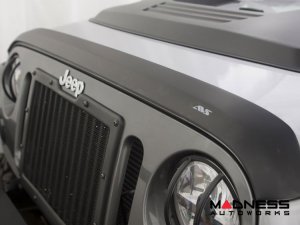 Jeep Gladiator JT Hood Shield - AVS Aeroskin - Low Profile - Matte Black